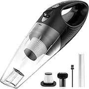Cordless Handheld Vacuum Cleaner with 2 Filters, Silver