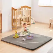 Baby Play Mat for Floor, 50x50 Thick Foam Soft Padded Playpen Mat with Machin...
