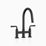 Dornbracht VAIA Three-hole bridge mixer Pull-down with spray 19870809-33 Matte