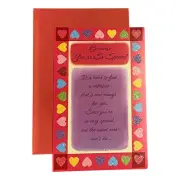 Valentine's Day Greeting Card for Loved Ones, Friends and Family - Because You'