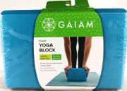 Gaiam Yoga Block - Supportive Foam Soft Non-Slip Surface for Yoga NEW SEALED