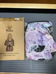 Pawaboo Pet Carrier Backpack, Adjustable Medium Purple Marble NWT