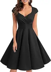 [Generic] Women Short 1950s Retro Vintage Cocktail Party Swing Dresses
