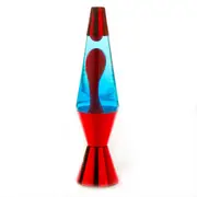 MDI Metallic Motion Lava Lamp Decorative Mood Light Display 36cm Red/Blue