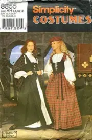 Simplicity Sewing Pattern 8855 Misses Skirt Tops Costumes Size 6-12