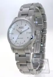 Mido Multifort Eta Automatic 31 MM Ladies Watch with Diamonds M005.007.11.036.00