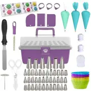 Cake Decorating Tools 115-Piece Piping Bags&Tips Set Cake Decorating Kit with 42 Piping Tip Frosting
