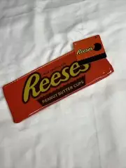 NWT Reese’s Peanut Butter Cup Zipper Pencil Case 7.5” X 3” Stocking Stuffer