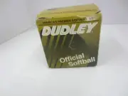 Vintage DUDLEY THUNDER GOLD HEAT OFFICIAL SOFTBALL WS-12 RF-80 In Box New Unused