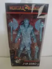 NIB MORTAL KOMBAT SUB-VERO ICE VARIANT GAMESTOP EXCLUSIVE ACTION FIGURE