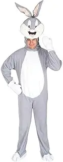 [Rubie's] Men's Looney Tunes Bugs Bunny Adult Costume, Gray, Standard