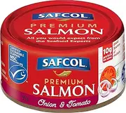 SAFCOL Premium Salmon with Tomato and Onion 95g Can x 12