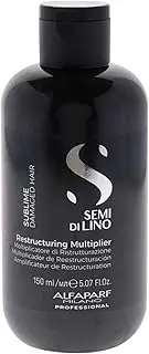Alfaparf Milano Semi Di Lino Sublime Cellula Madre Restructuring Multiplier - Hair Serum Increases Hair Elasticity and Strength - 5.07 oz