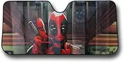 003711R01 Marvel Deadpool Thumbs Up Accordion Sunshade