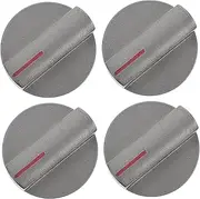 Toddmomy 4pcs Gas Stove Knobs Replacement Ergonomic Cooker Control Knobs for Household Stoves Stylish and Practical Kitchen Parts Compatible Standard Gas Cooktops