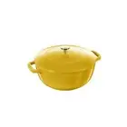 Staub Wa-NABE S 16cm (6.29") 1.1L Citron Yellow 1029-297 Cast Iron NEW