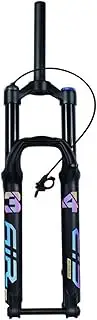 ZECHAO Mountain Air Suspension Fork, 27.5/29in Aluminum Alloy Thru Axle 15 * 100mm Disc Brake Travel 140mm Manual/Crown Lockout MTB Forks