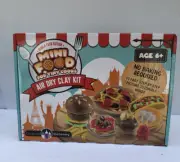 Original Stationery Mini World Food Air Dry Clay Kit, 10 Colors of Modeling Clay