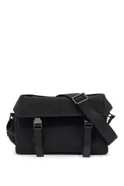 [DSQUARED2] Black Shoulder Bag In Polyamide With Spacious Compartment OS Black