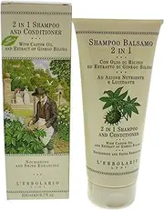 LErbolario 2-In-1 Shampoo and Conditioner For Unisex Shampoo, 200 ml