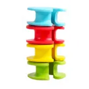 Portable Clothes Hanger Spacer Anti-Off Clothes Hanger Fixing Hooks 10pcs