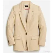 J.Crew Willa Blazer Lightweight Light Khaki Size 4 BG120