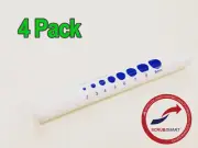 US Seller 4 LED Diagnostic Pen Light Medical Penlights Pupil Gauge - 4 Pieces