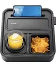 CouchConsole Original Tray - Drinks & Snacks Sofa Caddy w/ Armrest, Phone Stand