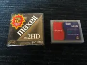 (11) MAXWELL MF 2HD, 3-1/2 FLOPPY DISK & SONY 6.6 GB MINI DATA CART-QTR 6600,NEW