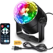 Sound Activated Disco Ball Party Light with Remote Control, RGB Music Sync DJ St