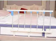 Foldable Elderly Bed Rail Aluminum Alloy Portable Anti-Fall Bed Guardrail Adults Assist Handle Handicap Bed Railing Hospital Grip Bumper Bar (Color : 13cm, Size : 104cm×50cm)