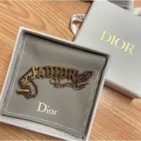 在飛比找Yahoo奇摩拍賣-7-11運費0元優惠優惠-【二手】Dior復古古銅色雙層字母手鍊手環Dior手鍊