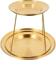 KICHOUSE Stainless Steel Cupcake Stand Tiered Serving Stand Elegant and Large Platter for Seafood Oysters Crawfish Veggies Fruits Salads 17cm 26cm