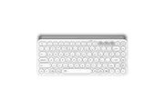 TODO Bluetooth Wireless Keyboard Tablet Holder Mac Windows Android 2.4G USB DUAL BT 3.0 5.0 - White