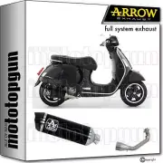 arrow full exhaust open race-tech black c for piaggio vespa gtv 300 2023 23