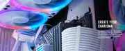 Antec Fusion 5x 120mm ARGB PWM HB white Fans + ARGB Controller, 57.93 CFM, AP 2.11, Noise Level 31.21. Woven Cable, PMW Daisy Chain design Fusion 120 ARGB W_5PK