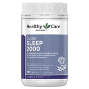 Healthy Care Sleep 2000mg Super Valerian 100 Capsules - Quality Vitamins Australia
