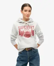 Lo-Fi Outdoor Graphic Hoodie | Flake Grey Marle