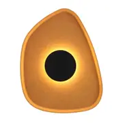 Quarto Dijon Orange Reversible Felt LED Wall Light