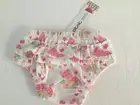 PICNIC ANTS PINK FLORAL PANTS WITH FRILLS. SIZE 9 MONTHS. NEW WITH TAGS.