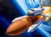 1/144 Space Shuttle Discovery w/Booster Rockets