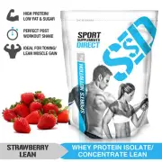 1KG STRAWBERRY LEAN WHEY PROTEIN ISOLATE / CONCENTRATE - LEAN WPI / WPC 1KG