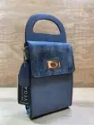Mellow World Cross-Body Vegan Bag - Blue Vegan Leather