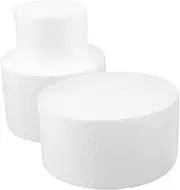 Vaguelly 3pcs Round Cake Models for Baking DIY Cake Decorating Photography Props Wedding Displays and Party Decorations