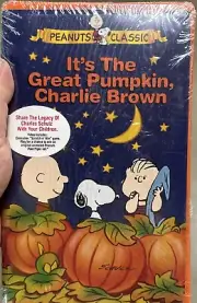 Its the Great Pumpkin, Charlie Brown (VHS, 1996, Clamshell) Sealed