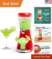 Red Margarita Maker: 64 Oz High-Performance Blender for Smoothies & More