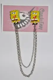 Spongebob Cardigan Clips Retro Pinup Sweater Guard