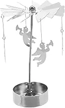 MUSISALY Rotating Candle Holder Charming Design Tea Light Candle Stand for Home Decor Valentine Day and Christmas Tabletop Adornment Functional and Stylish Desktop Decoration