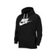 Nike 帽T Pullover Hoodie 運動休閒 男款 基本款 連帽上衣 推薦 百搭 口袋 黑 白 BV2974-010