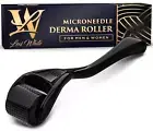 Derma Roller for Skin, Hair & Beard Women and Men Titanium Microneedling Roller